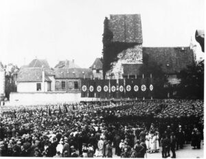 Nazi-Kundgebung Osnabrück Ledenhof